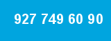 927 749 60 90 927 749 60 90